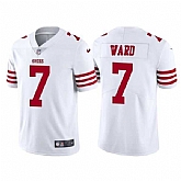 Men & Women & Youth San Francisco 49ers #7 Charvarius Ward White Vapor Untouchable Limited Stitched Jersey,baseball caps,new era cap wholesale,wholesale hats